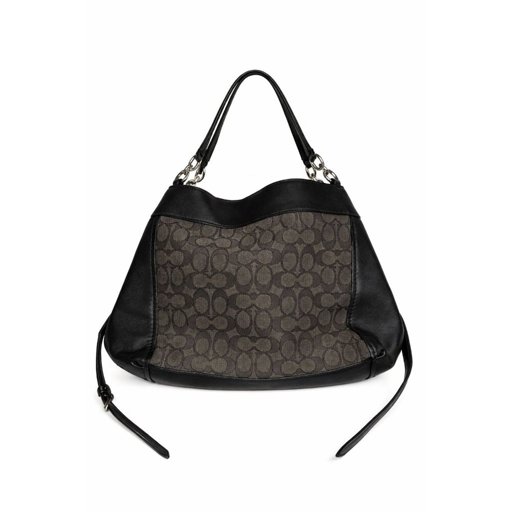 Coach Black Lexy Signature Print Double Shoulder Strap Crossbody Bag F29548 - Picture 2 of 11